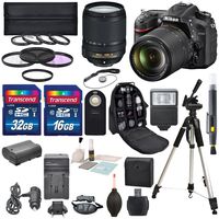 Nikon D7200 24.2MP CMOS Digital SLR Camera with AF-S DX NIKKOR 18-140mm f/3.5-5.6G ED VR Lens Total of 48 GB SDHC Class10 & 4Pc. Macro Close-up Filter Set + Complete Deluxe Accessory Kit