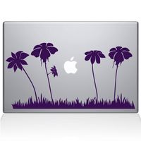 The Decal Guru Spring Flowers MacBook Decal Vinyl Sticker - 13" MacBook Air - Lavender (1181-MAC-13A-LAV)