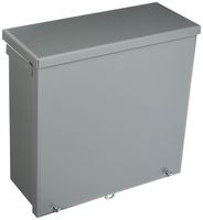 Hoffman A10R104 NEMA 3R Enclosure, Screw Cover, Galvanized, Paint Finish, 10" x 10" x 4"