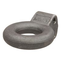 CURT 48660 Pintle Hitch Lunette Ring, 3-Inch I.D., 24,000 lbs. GTW, 2-Inch Bolt Pattern, Channel Required