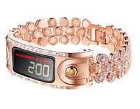 KingBaas Compatible for Garmin Vivofit Band,Replacement Accessory Metal Band with Rhinestone Women Compatible Garmin Vivofit and Garmin Vivofit 2,NOT for Garmin Vivofit 3/4/JR/HR (No Tracker)