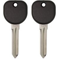 Keyless2Go New Uncut Replacement Transponder Ignition Car Key B115 (2 Pack)