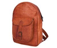 15.5" Vintage Leather Multi-Functional Backpack | Detachable Padded Laptop Sleeve Rucksack | Fashionably Stylish Messenger Bag by Aaron Leather Goods