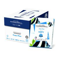 Hammermill Paper, Copy Plus Paper, 8.5 x 11 Paper, Letter Size, 20lb Paper, 92 Bright, 10 Reams / 5,000 Sheets (105007C) Acid Free Paper