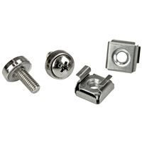 StarTech.com Rack Screws - 20 Pack - Installation Tool - 12 mm M5 Screws - M5 Nuts - Cabinet Mounting Screws and Cage Nuts (CABSCRWM520)
