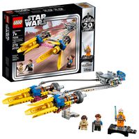 LEGO Star Wars: The Phantom Menace Anakin's Podracer - 20th Anniversary Edition 75258 Building Kit (279 Pieces)
