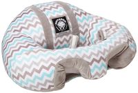 The Original Hugaboo Infant Sitting Chair - Blue Chevron