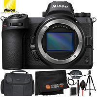 Nikon Z7 Mirrorless Digital Camera (Body Only) W/ 8 PC Bundle+Memory Card Wallet+Medium Carrying Case+75" Full-Size Tripod+Mini HDMI to Full HDMI Cable and More