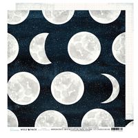 Heidi Swapp 314686 Pattern Paper Wolf Pack-12 x 12-Over The Moon, Multi