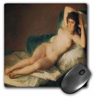 The Naked Maja by Francisco Goya - Mouse Pad, 8 by 8 inches (mp_127989_1)