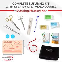 The Apprentice Doctor's Suture Practice Kit with How-to Suture Video Training Course