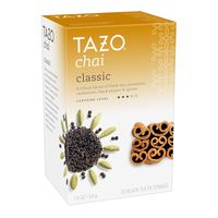 Tazo Classic Chai Tea Bags For a Warm Spiced Chai Black Tea Non-GMO With Moderate Caffeine 20 Tea Bags
