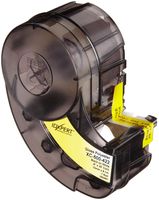 Brady XC-500-422 Idxpert 19" Width x 0.5" Height, B-422 Permanent Polyester, Gloss Finish Black on White Label (30 Feet per Cartridge)