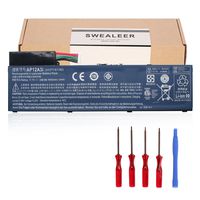SWEALEER Compatible AP12A3i Battery if applicable Acer Aspire Timeline Ultra U M3 M5 M3-581TG M5-481TG Replacement for AP12A4i 3ICP7/67/90 KT.00303.002 BT.00304.011 Laptop [11.1V 54Wh/4850mAh AP12A3i]