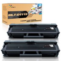 7Magic Compatible Toner Cartridge Replacement for Samsung MLT-D111S Work with Samsung Xpress M2020W M2022W M2070F M2070FW M2070W Laser Printer (Black, 2-Pack)