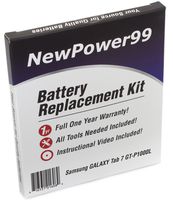 NewPower99 Battery Replacement Kit with Battery, Instructions and Tools for Samsung GALAXY Tab 7 GT-P1000L