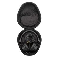 Audio-Technica ATH-M60X On-Ear Professional Monitor Headphones with Knox Gear Hard Shell Headphone Case Bundle (2 Items)