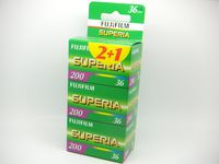 Fujifilm Superia 200 135/36 Color Negative Film (Pack of 3)