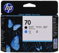 HP 70 (C9404A) Matte Black/Cyan Printhead