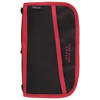 Five Star Pencil Pouch, Pen Case, Fits 3 Ring Binder, Multi-Pocket Pouch, Black/Red (50162CE8)