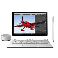 Microsoft Surface Book 2-in-1 Touchscreen Laptop with Perfromance Base, Core i7 up to 3.40 GHz, GTX 965M, 8GB RAM, 256GB SSD, Win 10 Pro w/ Surface Pen, Surface Dial (Renewed)