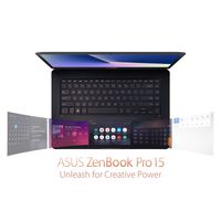 ASUS ZenBook Pro 15 Laptop with Innovative Screenpad, 15.6" UHD 4K Touch, Intel Core i9-8950HK, NVIDIA GeForce GTX 1050 Ti, 16GB DDR4 RAM, 512GB PCIe SSD, Backlit KB, Windows 10 Pro, UX580GE-XB74T