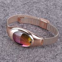 Slim-E Smart Bracelet-Watch; Gorgeous Awarding-Winning Design; Heart Monitor; Sports Monitor Functions; Bluetooth Connects to Phone; Magnetic chg Cable. Black/Silver Colors Avail by Special Order.