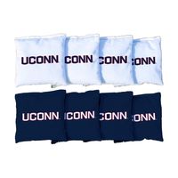 Victory Tailgate NCAA Collegiate Regulation Cornhole Game Bag Set (8 Bags Included, Corn-Filled) - Connecticut Uconn Huskies