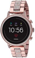 Fossil Women's Gen 4 Venture HR Heart Rate Stainless Steel Touchscreen Smartwatch, Color: Rose Gold (Model: FTW6011)