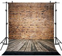 OUYIDA 10X10FT Retro Brick Wall Seamless Vinyl Photography Backdrop Photo Background Studio Prop TD103