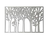 ZbFwmx Branches Forest Tree Metal Cutting Dies Stencil DIY Scrapbooking Embossing Tool DIY Paper Cards Album Decoration