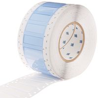 Brady PS-375-2-WT 2" Width x 0.645" Height, B-342 Heat-Shrink Polyolefin, Matte Finish White PermaSleeve Wire Marking Sleeve, One-Sided Printable (Pack of 1000)