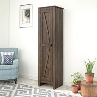 System Build SystemBuild Farmington 18" Wide Storage, Weathered Oak Cabinet