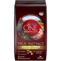 Purina ONE Grain Free, Natural, High Protein Dry Dog Food, SmartBlend True Instinct Real Chicken - 3 lb. Bag