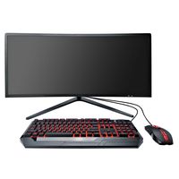 Eluktronics 34 Curved All-in-One Gaming Desktop (Liquid Cooled Intel Core i7-7700K CPU, Z270 Mobo, 34" WQHD LED (3440x1440), 8GB GDDR5X NVIDIA GTX 1080, Win 10 Home, 256GB PCIe + 1TB HDD, 32GB RAM)