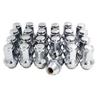 Wheel Accessories Parts Chrome OEM Factory Style Replacement Lug Nut M14x1.50 Thread 24 - ACPZ1012B (Chrome)