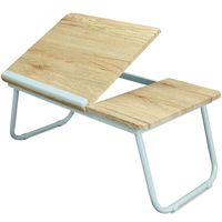 Mint Folding Laptop Lap Desk - Wooden Work Table and Stand for Couch, Bed and Sofa Computer Use - Folding Legs, Adjustable Tilt - Use as Reading and Breakfast Tray - By Designstyles