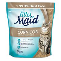 LitterMaid Premium Clumping Corn Cob Litter, 9-Pound