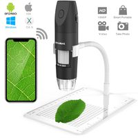 Wireless Digital Microscope, Pancellent 1080P 50X to 1000X Magnification Microscopy with 8 LED, USB Handheld Camera with Light Compatible for iPhone Android, iPad Windows Mac