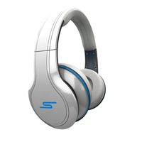 STREET by 50 Cent Wired Over-Ear Headphones- White by SMS Audio (Discontinued by Manufacturer)