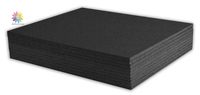 Mat Board Center, Pack of 10 3/16" Black Foam Core Backing Boards (11x14, Black)