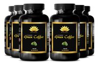 Immune System Support - Natural Green Coffee Bean Extract Cleanse 400 mg - Licorice Root - 6 Bottle 360 Capsules