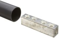 Morris Products 67006 Dual Rated Splice Kits 4 Screw Connector, 3/0-250MCM AWG Dual Rated Butt Splice