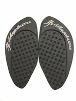 3D Black Dots Gas Fuel Tank Traction Pad Anti Side Slip Protector For Suzuki Hayabusa GSXR1300 08-15