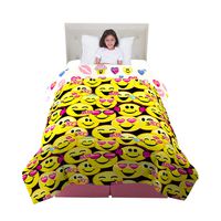 Franco Kids Bedding Super Soft Comforter, Twin Size 64" x 86", Emojination