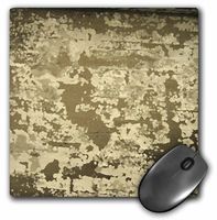 3dRose LLC 8 x 8 x 0.25 Inches Mouse Pad, Gold Grunge Metallic (mp_55201_1)