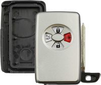 Discount Keyless Remote Entry Uncut Car Key Fob Replacement Case Shell Button Pad Compatible with Toyota Avalon HYQ14AAF