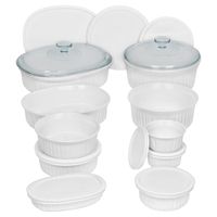 CorningWare French White Bakeware Set (20-Piece, White)