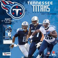 Turner Licensing Sport 2017 Tennessee Titans Team Wall Calendar, 12"X18" (17998011929)