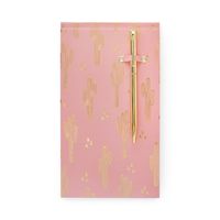 DesignWorks Ink Chunky Note Pad with Pen, Cactus Cuties